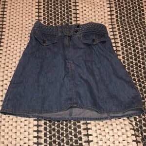 Free people jean skirt!!